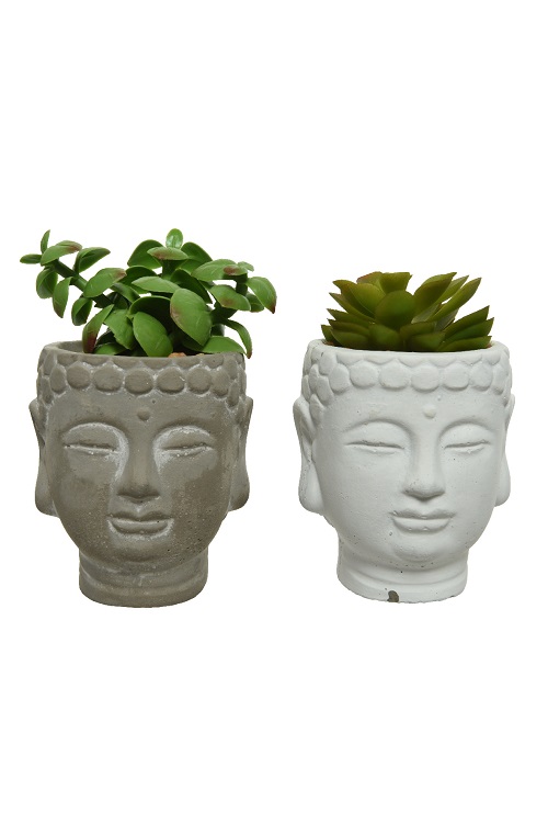 801327_Succulent_İn_Buddah_Pot_Plastic_Plants_2_artificial__Kaemingk
