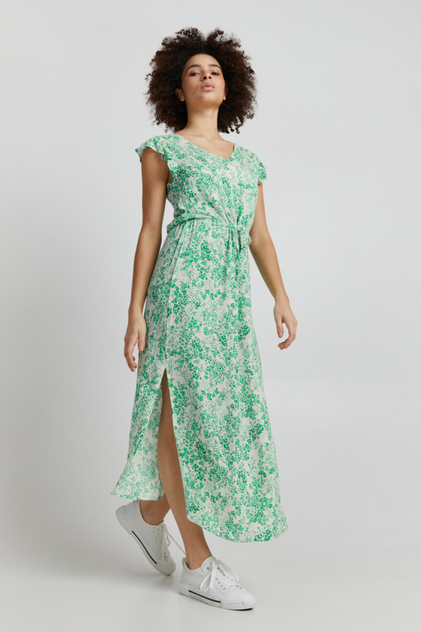 ichi_women_ihmarrakech_dress_light_woven_holly_green_2