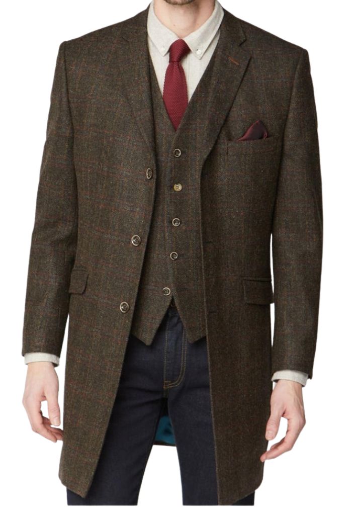 DARK GREEN MUTED CHECK TCGreen 40R